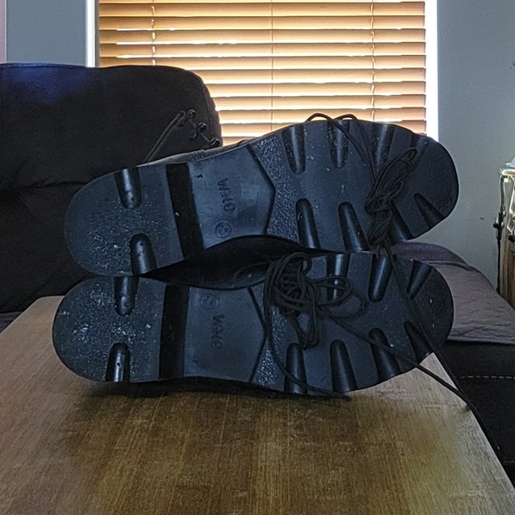 USA 1995 Altama US Military Issue Tactical Combat Boots Black Leather size 9.5 M - Picture 5 of 7